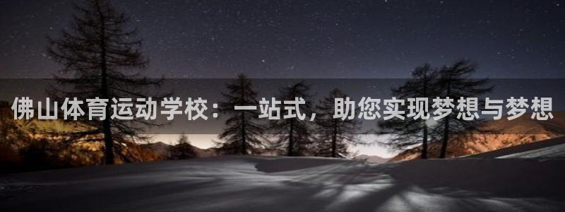 JJB竞技宝官方正版app科技:佛山体育运动学校:一站式,助